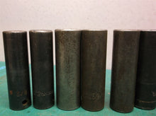 13pcs 3/8 drive deep well sockets 3/8 1/2 9/16 5/8 11/16 7/8 15/16 (2) 1" 1-1/16
