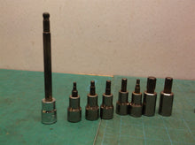 13pc craftsman 3/8 drive hex bit 7mm ball 1/8 3/16 7/32 1/4 5/32 3/8 5/16 4-7,10