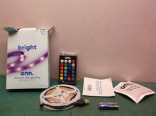 10’ bright Onn. Multicolor LED Light Strip With Remote Control