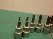 6pc Stanley hex bits 3mm 4mm 5mm 8mm 9mm 10mm