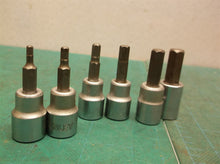 6pc Stanley hex bits 3mm 4mm 5mm 8mm 9mm 10mm