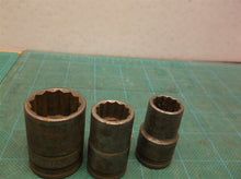 Craftsman Vintage 1/2, 9/16, 13/16" Socket Knurled Grip 1/2" Drive 12pt