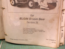 Elgin Broom Bear Street Sweeper Series H Parts Book 0702223-A 3/1/02