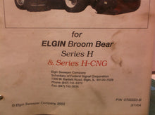 Elgin Broom Bear Street Sweeper Series H & H-CNG Parts Book 0702223-B 3/1/04
