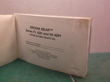 Elgin Broom Bear Street Sweeper Series H Operator's Manual 0701490-A