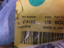 (8)OEM Cat 8T-4182: M10-1.5 x 45mm Hex Bolt & (8) 8T-4121 M10 ID Stl Flat Washer
