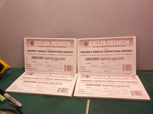 4 JJ Keller Official Drivers Vehicle Inspection Report Deluxe Duplicate Book