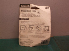 Scotch Mount Double Sided 1 in. W X 125 in. L Mounting Tape White