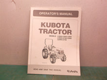 KUBOTA TRACTOR L3240 L3540 L3940 L4240 L4740 L5040 L5240 L5740 OPERATORS MANUAL