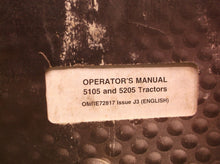 John Deere 5105 5205 Tractors Owners Operators Manual OMRE72817 J3