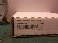 6804712 Wiki cole-parmer instrument co Gauge 4 1/2" 0 to 30 psi 4277768