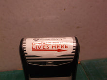 Donald Trump Lives Here Rubber Stamp Red Ink Self Inking