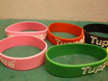 8 Tupperware bracelets multi color