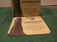 Sleeve Of Unibroue Share The Moment Coasters