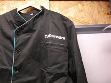 TUPPERWARE CHEF COAT JACKET MENS S LONG SLEEVE BLACK 3x