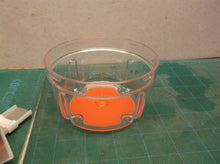 Cup & blade for a Tupperware Chop 'N Prep Chef Red