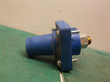 LEVITON Single Pole Receptacle Dark Blue