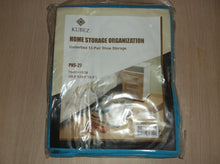 Kubez PNS-27 Underbed 12-Pair Shoe Storage Organizer