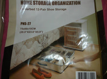 Kubez PNS-27 Underbed 12-Pair Shoe Storage Organizer