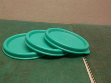 (3) Tupperware TEAL Replacement Lid #4922A-13