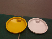 Tupperware Sippy Cup Lids White & yellow