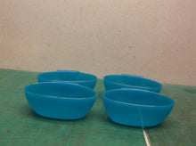 4 Tupperware Dark Blue Little 2oz. Dipper Dip Cups