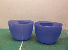 (2) Tupperware blue little dipper containers purple 470ml