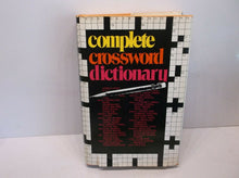 1972 The Complete Crossword Dictionary By Philip J Montamble - No Writing