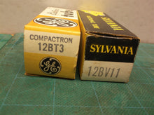 GE 12BT3 Sylvania 12BV11 Vacuum Tubes