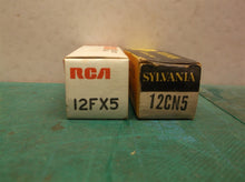 RCA 12FX5 Sylvania 12CN5 Vacuum Tubes