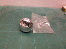 Rockwood 841.26 Brass Ball Knob 1-1/4" Ball D 3/4" Base D 1-1/8" Polished Chrome