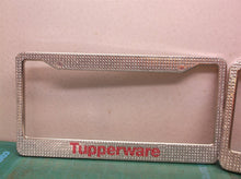 Tupperware License plate frame 1 new 1 used