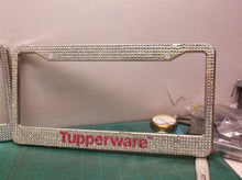 Tupperware License plate frame 1 new 1 used
