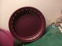 Tupperware microwave smart steamer Top & middle 2 pc 6988A-4 purple