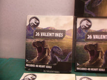 Jurassic World Valentines 7-26 Cards Kids School Party Exchange New