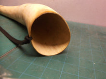 Antique Natural Real Horn Bugle 17" Hunting Tool Resonating sound