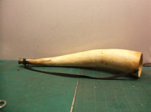 Antique Natural Real Horn Bugle 17" Hunting Tool Resonating sound