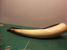Antique Natural Real Horn Bugle 17" Hunting Tool Resonating sound