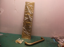 Rockwood 102 X70C.3 Pull Plate, Round Grip, gold ,4 x16 In
