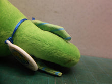 Big Fish Games Plush Anniversary 8” Green Stuffed Animal toy 2009