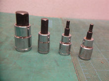 Lot of 4 Pittsburgh hex bits 5/32 3/8 5/8 #4
