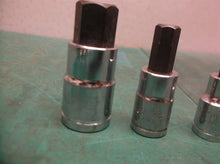 Lot of 4 Pittsburgh hex bits 5/32 3/8 5/8 #4