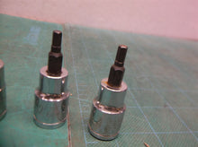 Lot of 4 Pittsburgh hex bits 5/32 3/8 5/8 #4