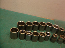 19 pcs craftsman 12 point sockets