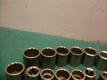 19 pcs craftsman 12 point sockets