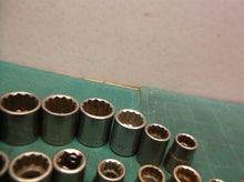 19 pcs craftsman 12 point sockets
