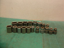 19 pcs craftsman 12 point sockets
