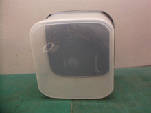 Vtg Tupperware Clear Square Container black Lid #1620-4