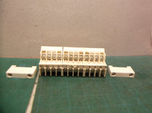 3 terminal blocks with risers & clips