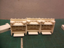 3 terminal blocks with risers & clips